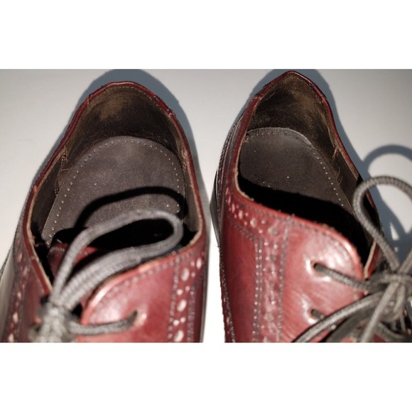 Cole Haan Wing Tip Oxfords Leather Shoes Mens Size 10 M Burgundy main image 5